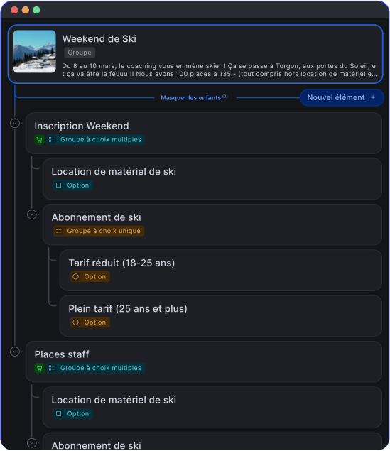 Back office node screenshot