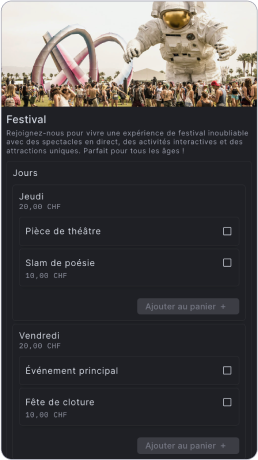 Ticket office festival image